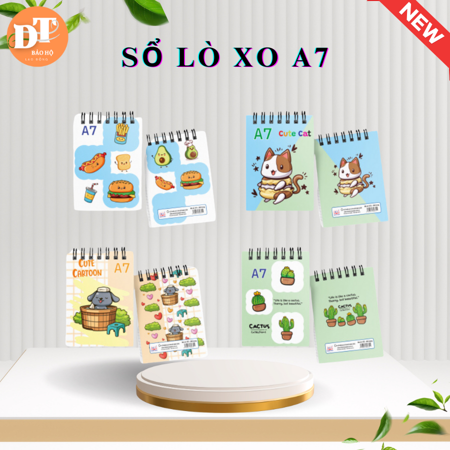 Sổ Lò Xo A7 Dày / Mỏng ( Thương Hiệu Minh Châu)
