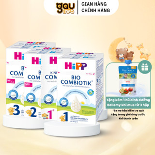 Sữa HiPP Organic số 1 nội địa Đức, sữa HiPP Organic Combiotik số 2, hộp giấy 600g cho bé - Gauinfa