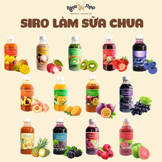 Siro làm sữa chua túi  mứt trái cây sinh tố nhiều vị pha chế Ngọt Baker