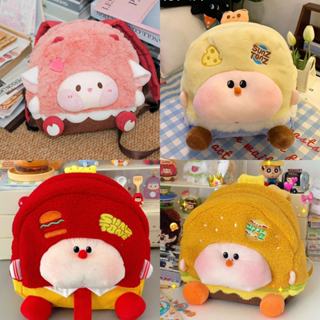 Balo đi học mẫu giáo cho bé balo mặt bự nhiều màu dễ thương mềm mịn