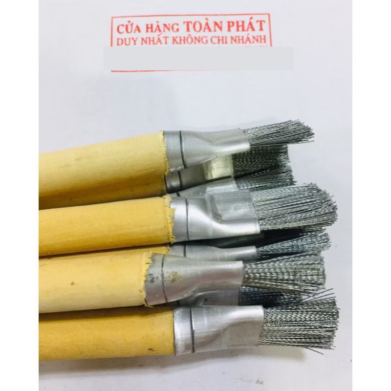 cọ sắt bút mini- chổi cọ bút sắt