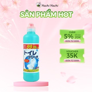 Nước tẩy rửa chống khuẩn khử mùi bồn cầu Rocket Soap 500g - Hachi Hachi Japan Shop