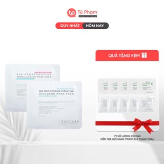 [HÀNG CÔNG TY] Mặt Nạ Dưỡng Ẩm/ Phục Hồi Usolab Moisturizing Hydrating Hyaluron/ Bio Renaturation PDRN Calming (1 Miếng)