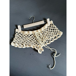 Sini short-Quần lưới mặc ngoài bikini len móc (Crochet handmade)