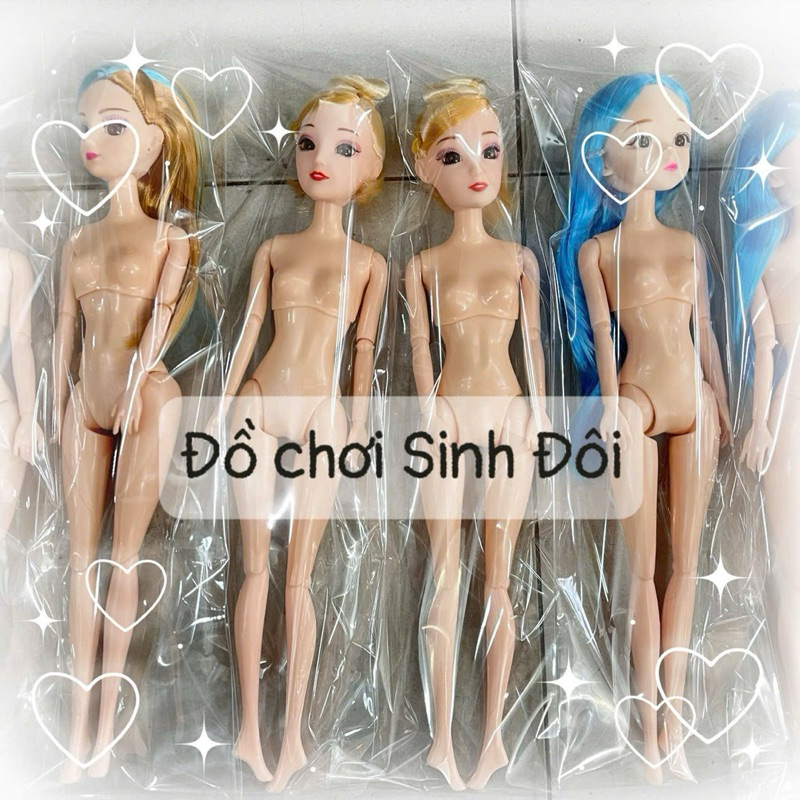 Búp bê 30 cm có khớp - đồ chơi búp bê