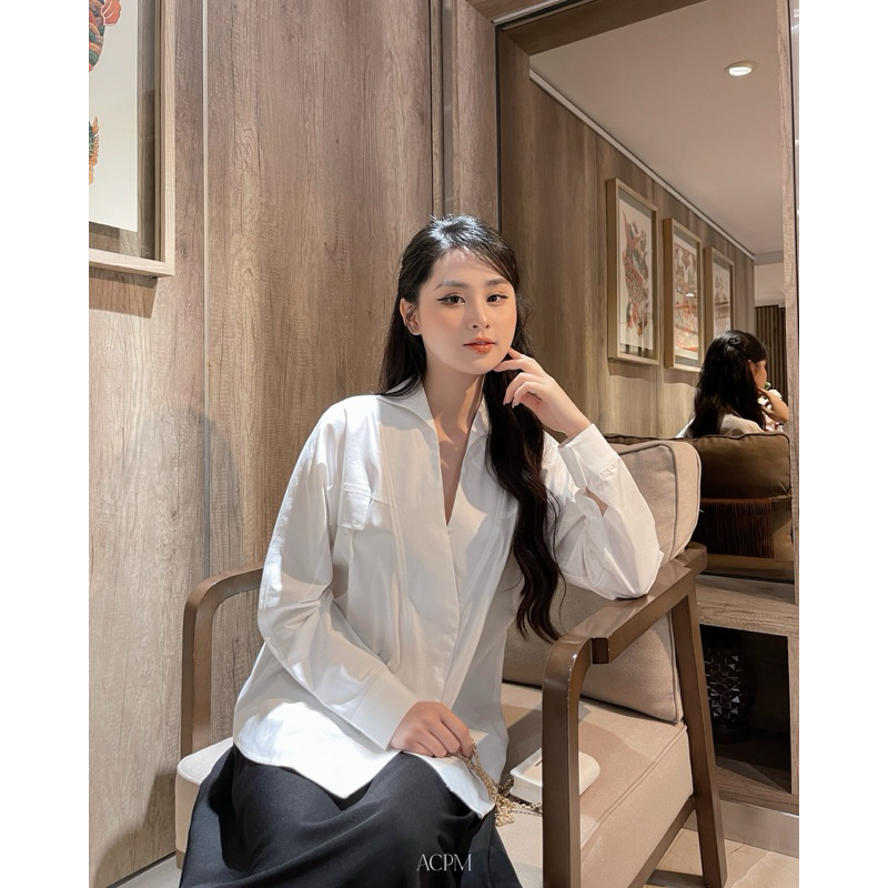 Margot Blouse / Áo sơ mi dáng cổ đứng
