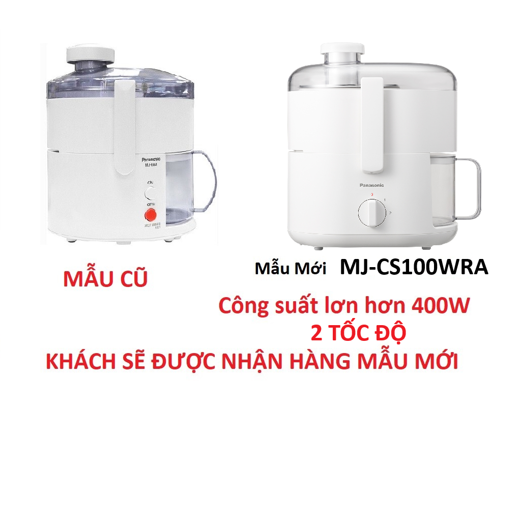 Máy ép trái cây Panasonic PAVH-MJ-68MWRA, Mẫu Mới MJ-CS101WRA, Bảo Hành 12 Tháng