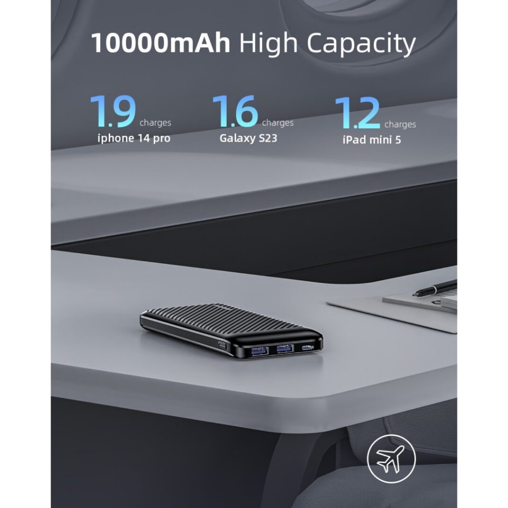 Pin dự phòng Innostyle Powersmart 10000 MAH - Công suất sạc 12W, dung lượng cao, hàng chính hãng | BigBuy360 - bigbuy360.vn