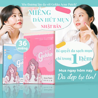 Miếng Dán Mụn Nhật Bản GEKKO Chính Hãng – Hút Nhân Mụn – Không Gây Thâm – Mỏng Mịn – Dính Chắc