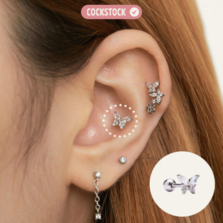 Khuyên tai bướm đá BLINK BUTTERFLY EARRING COCKSTOCK