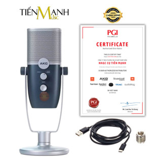   Chính Hãng  Micro USB Condenser AKG Ara C22 - Mic Thu Âm Podcast Livestream Radio ASMR C22USB Microphone Phòng Studio 