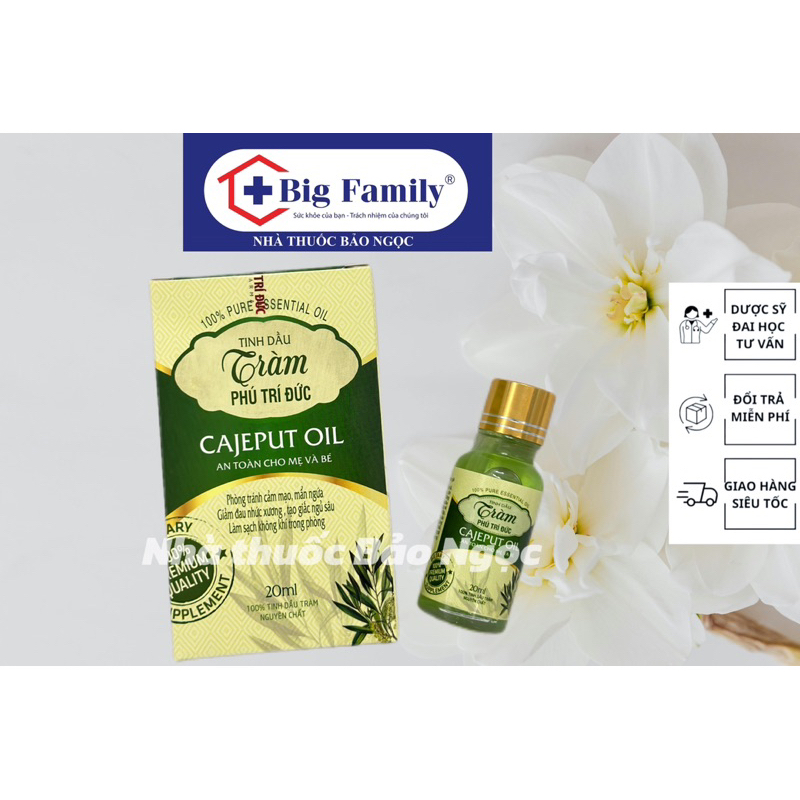 Tinh dầu tràm Phú trí đức 20ml