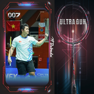   CHÍNH HÃNG BUBADU  VỢT CẦU LÔNG BUBADU ULTRA GUN 007  siêu phẩm công TẶNG CUỐN CÁN CƯỚC  TÚI VỢT NHỎ B Sport 