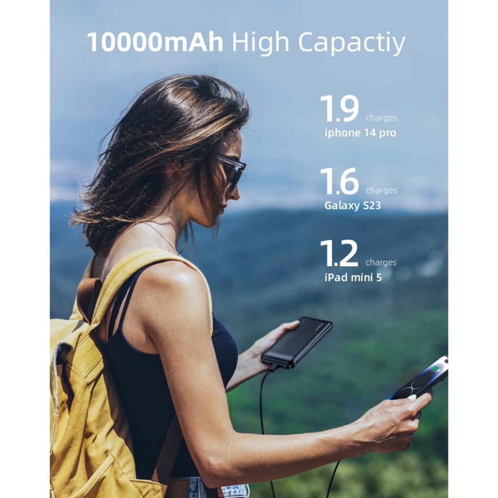 Pin dự phòng Innostyle Powersmart+ PD dung lượng 10000 mAh output 1C2A - Công suất 20W, chính hãng | BigBuy360 - bigbuy360.vn