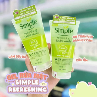 Sữa Rửa Mặt Simple Gel Dành Cho Da Nhạy Cảm 150ML