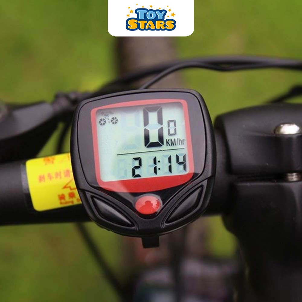 Đồng Hồ Đo Tốc Độ, Đo Km Xe Đạp Thể Thao Có Dây
