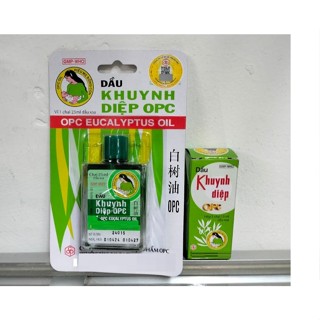 Dầu Khuynh Diệp Opc Chai 25ml Nước Dầu Màu Xanh (Nhãn hiệu mẹ bồng con) Cảm cúm , sổ mũi , nghẹt mũi