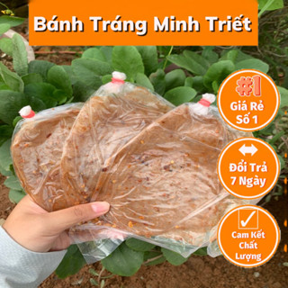 Combo 10b Bánh tráng phơi sương xì ke muối tỏi nhuyễn Tây Ninh chính gốc giá lò !