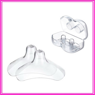 Núm Trợ Ti Silicone Siêu Mềm Giúp Mẹ Cho Bé Bú Dễ Dàng, Miếng Bảo Vệ Đầu Ti Cho Mẹ, Hộp 2 Chiếc