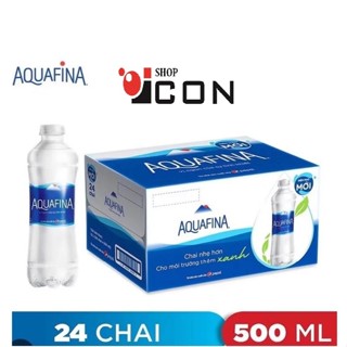 [hỏa tốc]Thùng 24 chai nước uống đóng chai AQUAFINA 500ml
