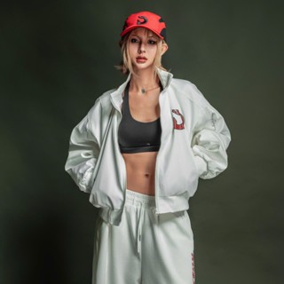 Áo khoác bomber Degrey màu trắng thiết kế thời trang nam nữ