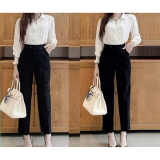 Quần học sinh, quần baggy, công sở chất tuyết mưa đứng phom