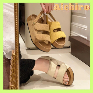 [DeerTree] Dép sandal nữ ulzzang S.Yu-05 bản QCCC hot trend - Dép quai hậu nữ quai da mềm thời trang