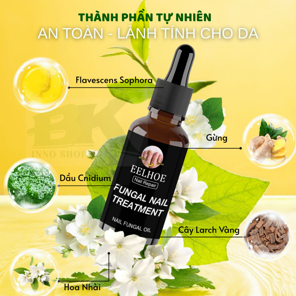 Tinh Chất Diệt Nấm Móng Thảo Dược EELHOE Mỹ 30ml Loại Bỏ Nấm Móng Tay Chân, Thối Móng Dưỡng Móng Cứng Chắc Khỏe| BK INNO