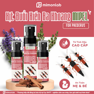 Xịt Phòng Tinh Dầu Đuổi Kiến Ba Khoang MIPEL (For Paederus) Chai 100ml, Xịt Đuổi Kiến Ba Khoang Cao Cấp Dùng Trong Gia Đ