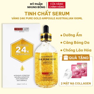 Serum Tinh Chất Vàng 24K Pure Gold Ampoule Australian 100ml Dưỡng Ẩm Căng Bóng Da Chống Lão Hóa