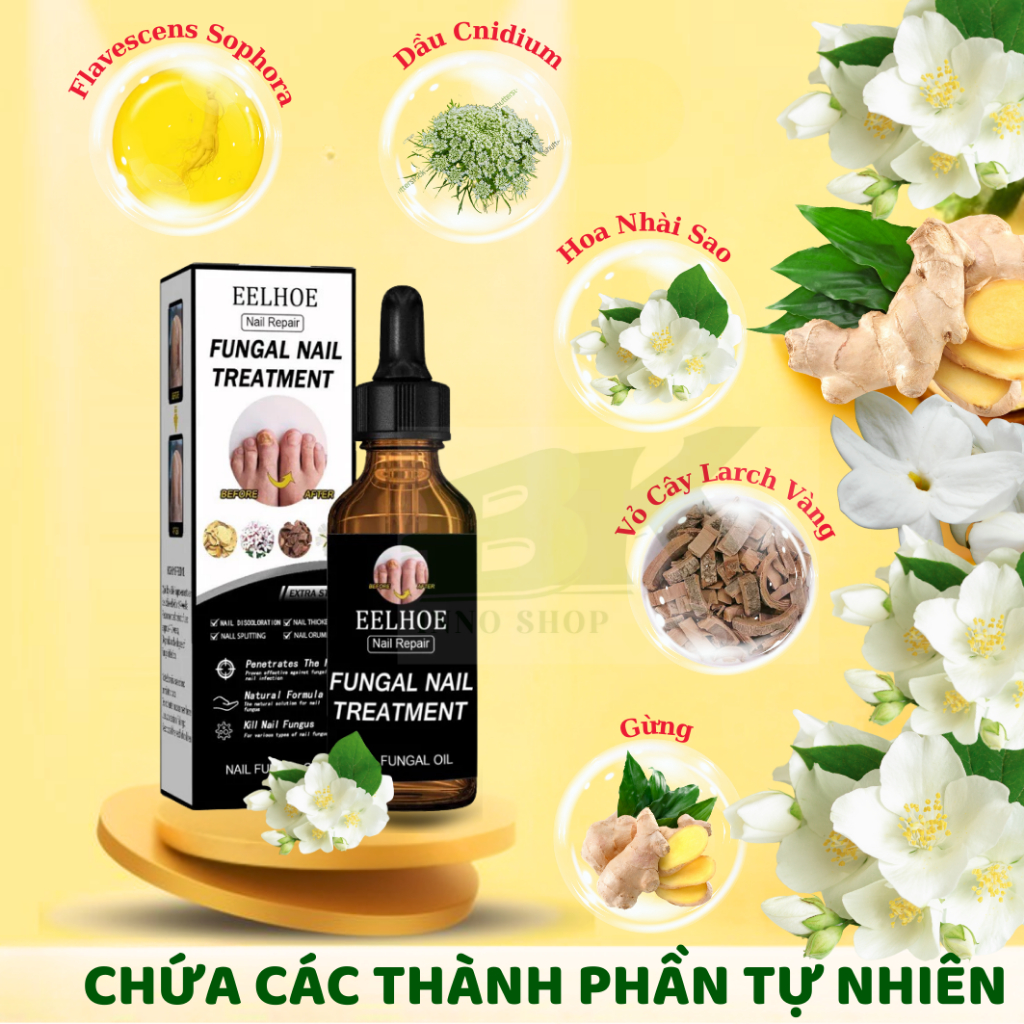 TINH CHẤT LOẠI BỎ NẤM MÓNG THẢO DƯỢC EELHOE MỸ – TIÊU TRỪ NẤM MÓNG,THỐI MÓNG, VIÊM MÓNG, DƯỠNG MÓNG CHẮC KHỎE | BK INNO