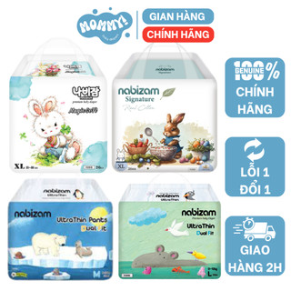  Tã Bỉm NABIZAM nội địa Hàn Mỏng Khô Thoáng Chống Tràn Size NB S M L XL XXL XXXL 4XL Bé Từ 4-25kg 