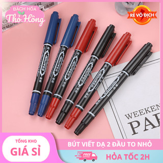 3 Bút Viết Dạ 2 Đầu To Nhỏ