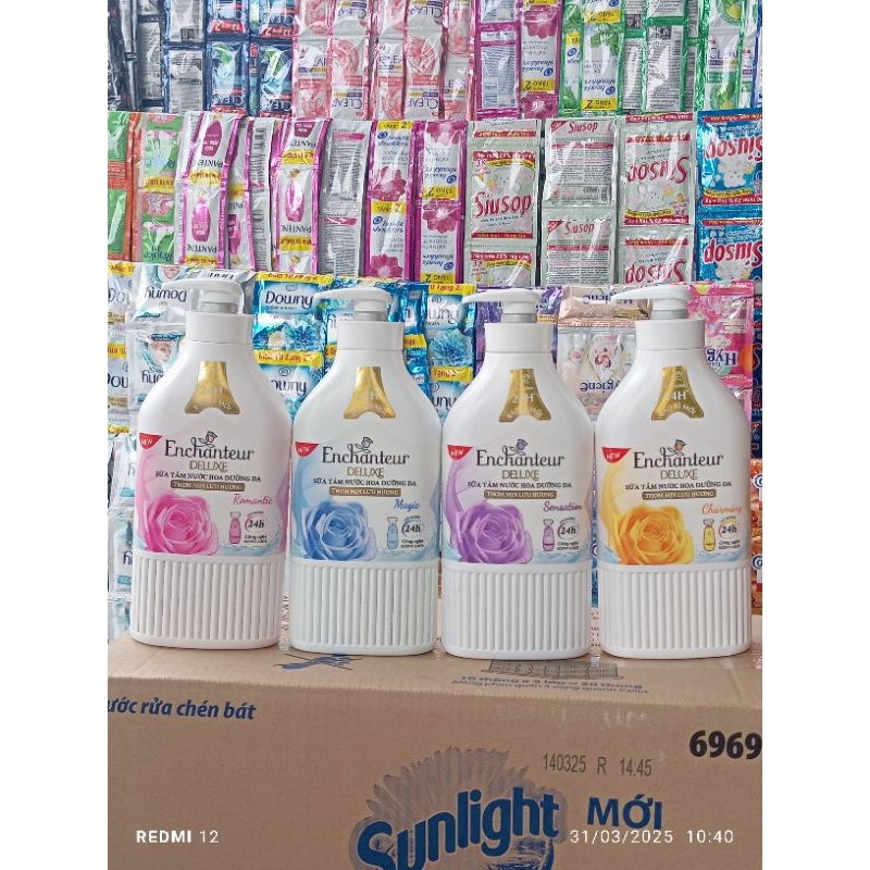 Sữa tắm trắng da enchenteur 650ml hàng CTY