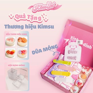 Hộp quà tặng nến thương hiệu Kimsu Nailbox (không gồm móng)