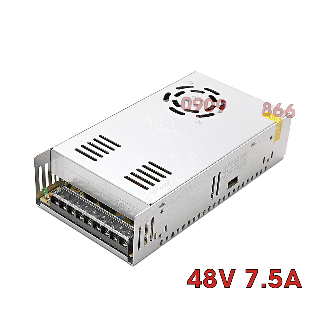Nguồn 48V - 7,5A có quạt