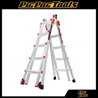 Thang nhôm USA rút chữ A có bánh xe Little Giant Velocity M22