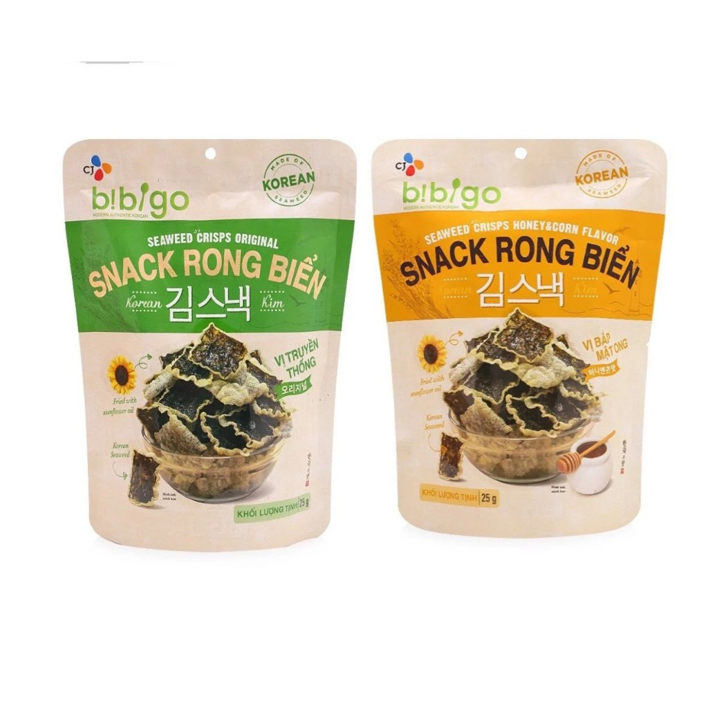 Snack rong biển Bibigo 25g - CHTP