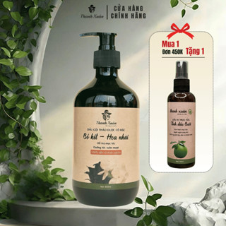 Dầu gội bồ kết hoa nhài, dưỡng tóc mềm mượt, chắc khỏe tự nhiên Thanh Xuân 500ml