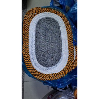 Thảm lau chân hình oval