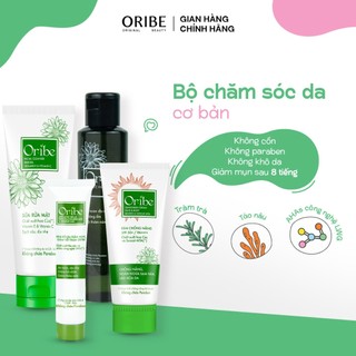 Combo chăm sóc da hằng ngày Oribe 4 món (SRM Oribe 100g + toner hoa cúc 150ml + kem mụn 20g + kem chống nắng 30g)