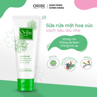 Combo chăm sóc da hằng ngày Oribe 4 món (SRM Oribe 100g + toner hoa cúc 150ml + kem mụn 20g + kem chống nắng 30g)