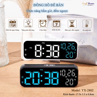 Đồng Hồ LED Có Chức Năng Đếm Ngược, Bấm Giờ, Đồng Hồ Báo Thức Để Bàn Đa Chức Năng