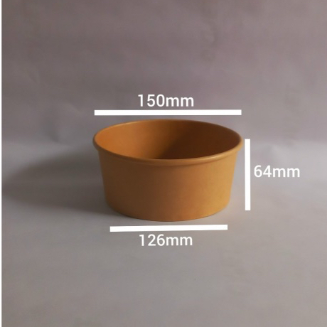 10 TÔ GIẤY KRAFT 750ml - 1000ml