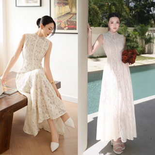 dầm ren dệt kèm lót trong Magnolia / Bellona dress