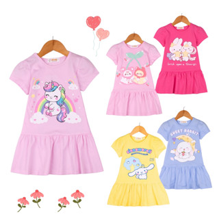 Váy đầm bé gái size 2-10 tuổi LITI BABY,(12-28kg) đầm cotton cho bé gái, váy đầm cotton trẻ em hoa nhí đẹp, có nhiều màu