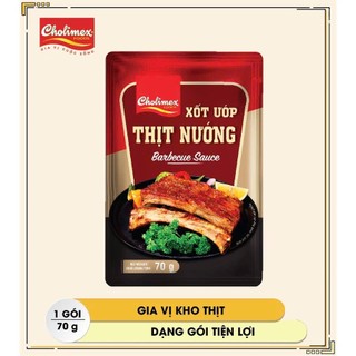  Hộp  20 Gói  Xốt Ướp Thịt Nướng Gói 70g - Nhanh Chóng Tiện Lợi Sốt đậm đà thơm ngon trọn vị 