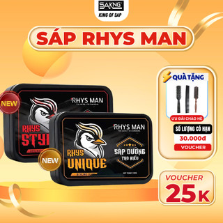  Sáp Vuốt Tóc Rhys Man Uốn Tóc Tạo Kiểu Sáp Dưỡng Tạo Kiểu Tự Nhiên Giữ Nếp 12H Chính Hãng SÁPKING 