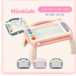 Bảng vẽ tự xóa cho bé thông minh có chân bàn, bảng từ tính tập viết, tập vẽ cho bé