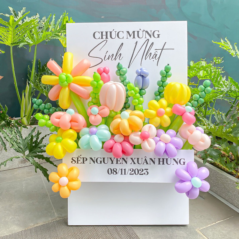 Bảng Welcome Sinh Nhật In Tên Theo Yêu Cầu Formex Cao Cấp